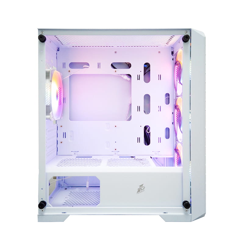 Корпус 1stPlayer T5-WH-4F1-W White без БП