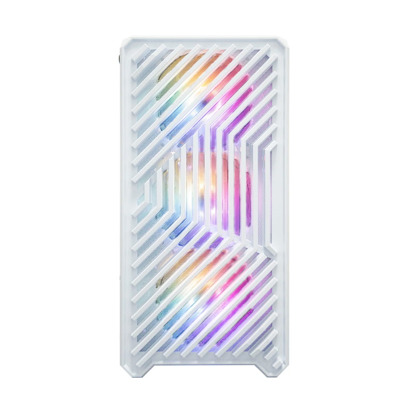 Корпус 1stPlayer T5-WH-4F1-W White без БП