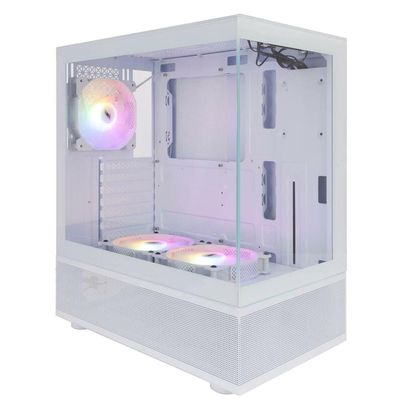 Корпус 1stPlayer Mi7-A-WH-2F7R-W-1F7-W White без БП