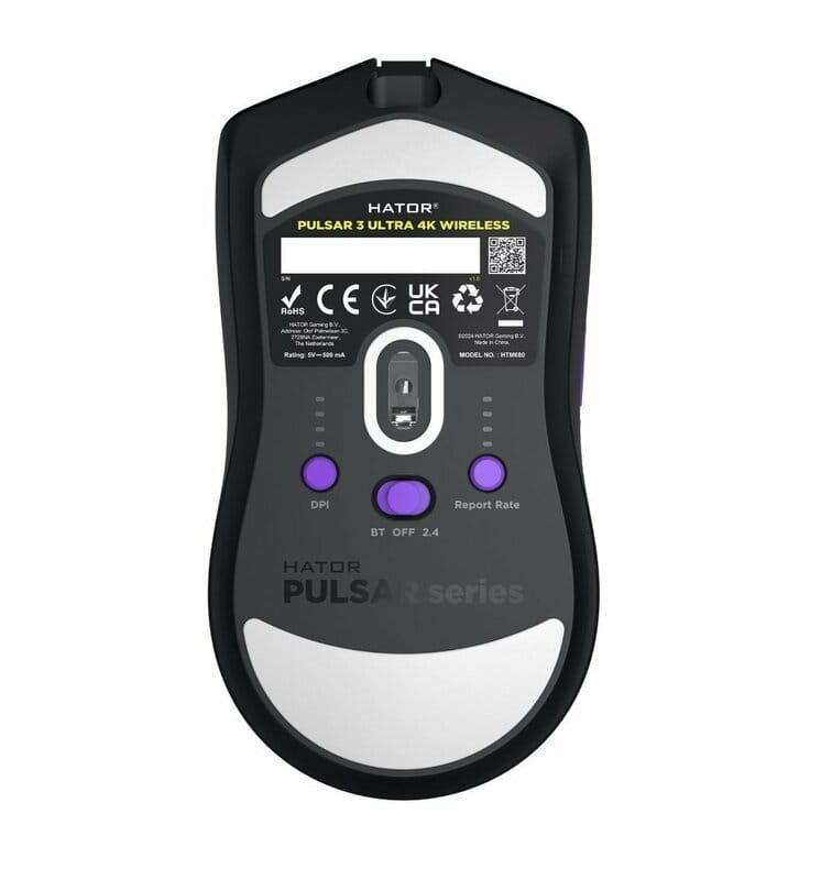 Миша бездротова Hator Pulsar 3 Ultra 4K Wireless Black (HTM680)