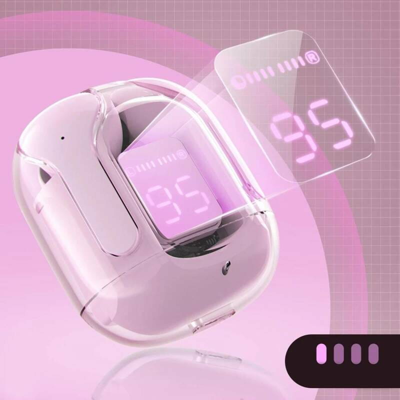 Bluetooth-гарнитура Acefast T6 Pink (6974316281566)