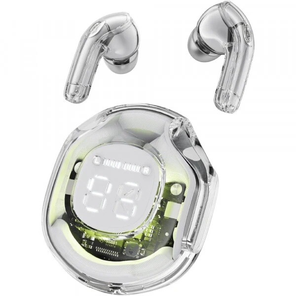 Bluetooth-гарнитура Acefast T8 White Moon (6974316282228)