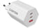 Фото - Сетевое зарядное устройство Canyon Exagon 65 GaN 65W 2xPD 1xQC EU White (CND-CHAHEX65W) | click.ua