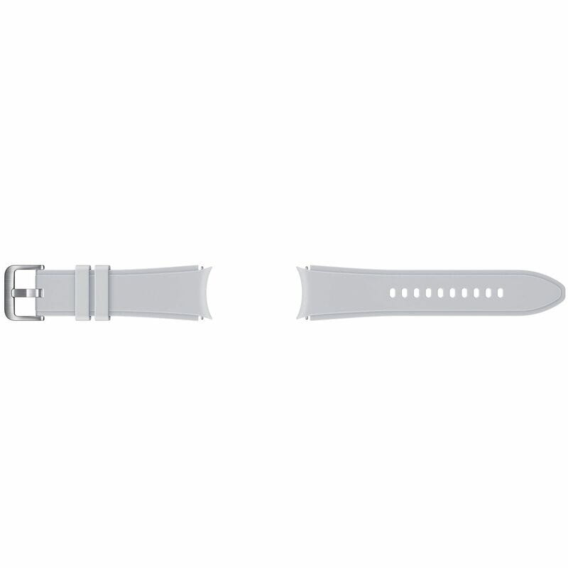 Ремешок Samsung Ridge Sport Band для Samsung Galaxy (20mm, S/M) / Watch 4 / Watch 5 / Watch 6 Silver (ET-SFR88SSEGRU) OEM