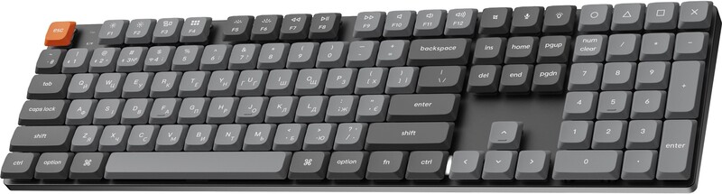 Клавиатура беспроводная Keychron K5 Max, Gateron MX 2.0 Brown, Hot-Swap, RGB UA Black (K5M-H3-UA)