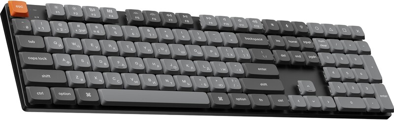 Клавиатура беспроводная Keychron K5 Max, Gateron MX 2.0 Brown, Hot-Swap, RGB UA Black (K5M-H3-UA)