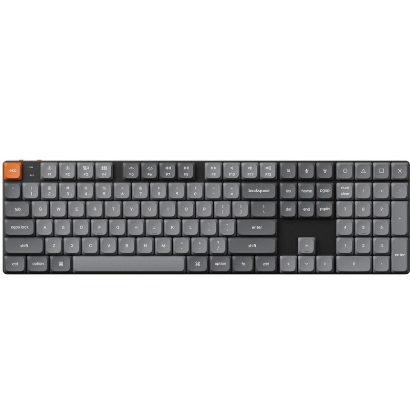 Клавиатура беспроводная Keychron K5 Max, Gateron MX 2.0 Brown, Hot-Swap, RGB UA Black (K5M-H3-UA)