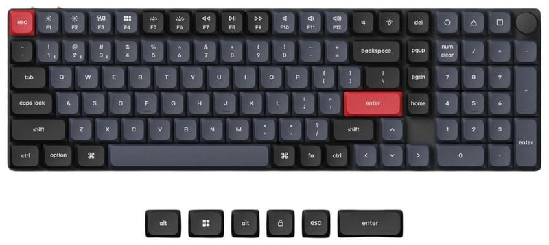 Клавіатура бездротова Keychron K17 PRO 100Key (K17P-B3-UA)