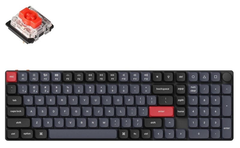 Клавіатура бездротова Keychron K17 PRO 100Key (K17P-B1-UA)