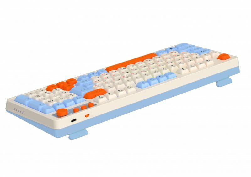 Клавиатура беспроводная Maxxter KBGW-3C01-UA White