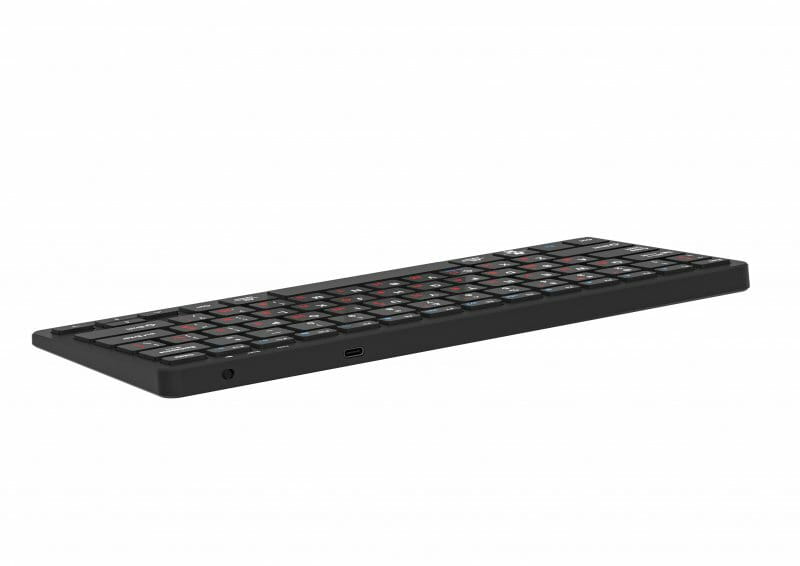 Клавiатура бездротова Maxxter KBW-C01B-UA Black