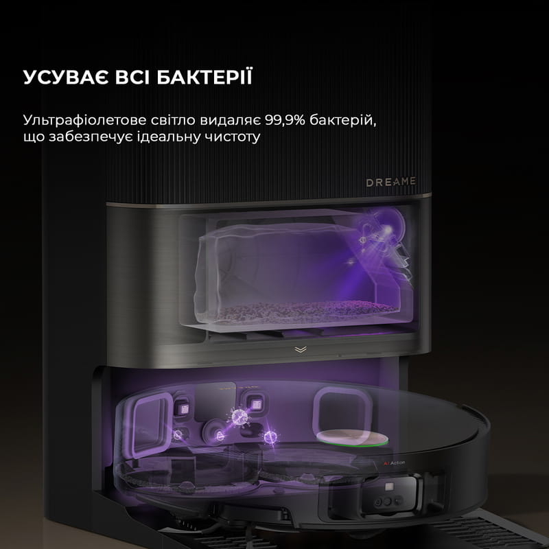 Робот-пилосос Dreame X50 Ultra Complete Black (RLX85CE-4-BL)