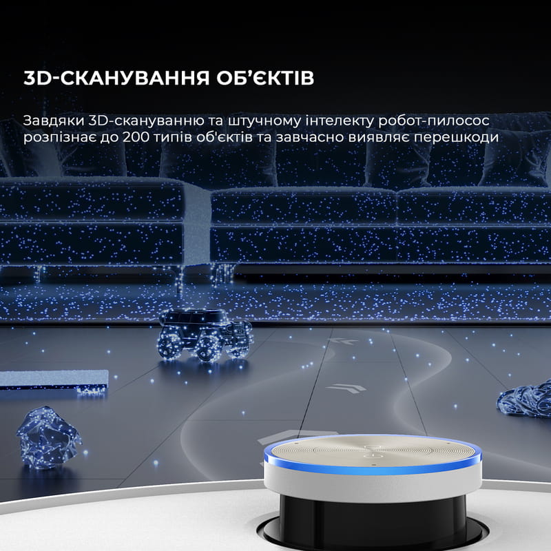 Робот-пилосос Dreame X50 Ultra Complete White (RLX85CE-4-WH)