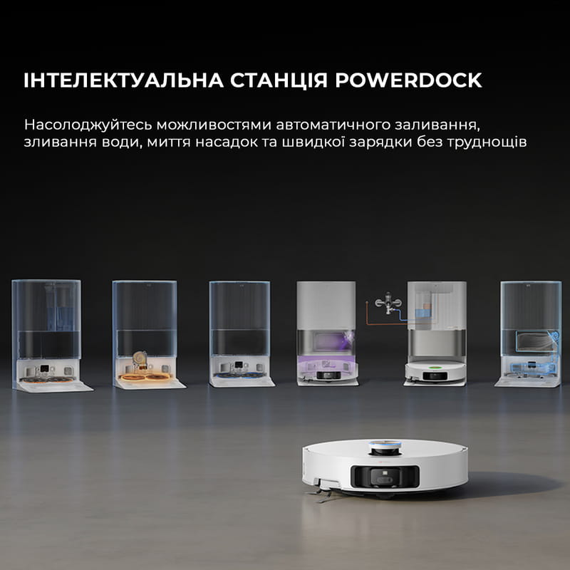 Робот-пилосос Dreame X50 Ultra Complete White (RLX85CE-4-WH)