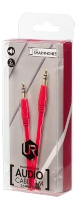Кабель аудіо Trust Urban mini-jack 3.5мм(M) to mini-jack 3.5мм(M) 1м, Red (20177)