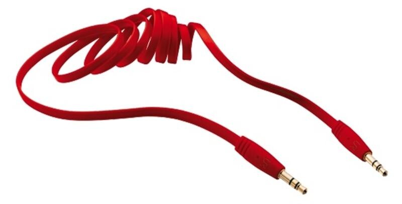 Кабель аудіо Trust Urban mini-jack 3.5мм(M) to mini-jack 3.5мм(M) 1м, Red (20177)