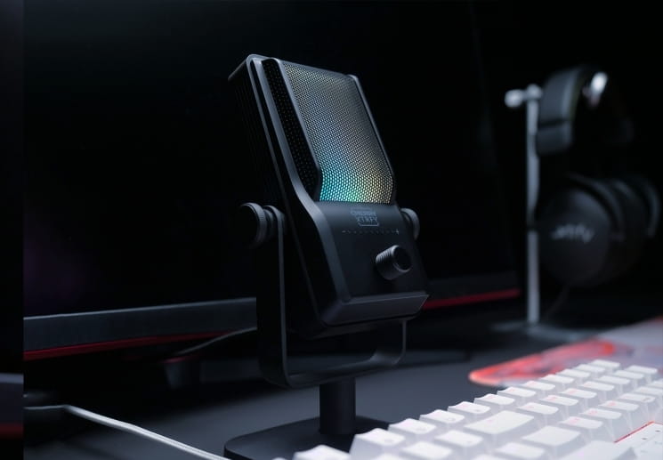 Микрофон Cherry Xtrfy Ngale-R Cardioid RGB Black (CX-NGALE-R-RGB-BLACK)
