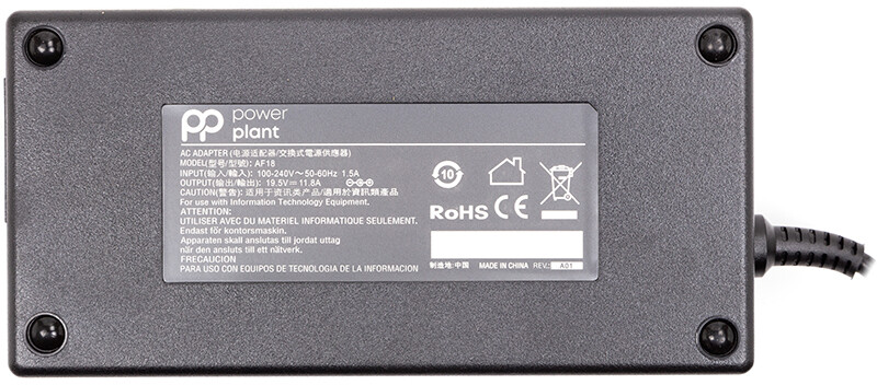 Блок живлення PowerPlant для ноутбука Asus 220V, 19.5V 230W 11.8A 6.0х3.7мм (AS230G6037)