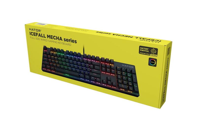 Клавиатура Hator Icefall Mecha Rainbow Black (HTK104UA)