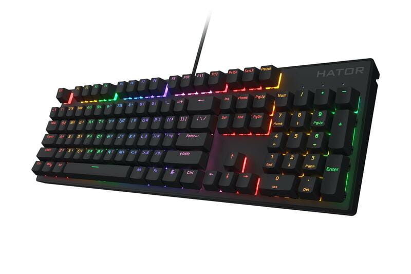 Клавиатура Hator Icefall Mecha Rainbow Black (HTK104UA)