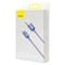 Фото - Кабель Baseus Crystal Shine USB - Lightning (M/M), 2.4A, 2 м Purple (CAJY000105) | click.ua