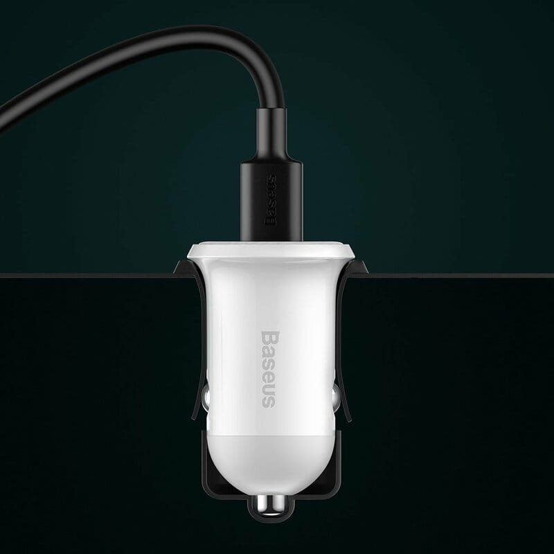 Автомобильное зарядное устройство Baseus Grain Pro 4.8A 2USB White (CCALLP-02)