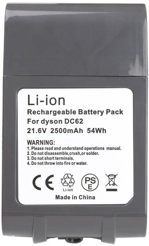 Аккумулятор PowerPlant для пылесоса Dyson DC62 21.6V 2.5Ah (TB920792)