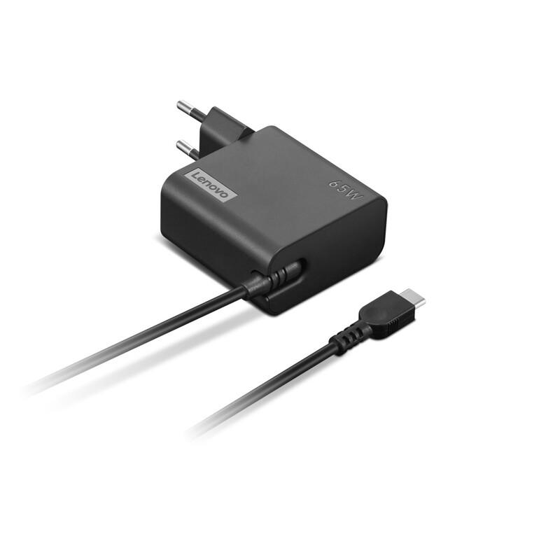 Блок живлення Lenovo 65W USB-C Wall Adaptor-EU Pin (4X21L54610)