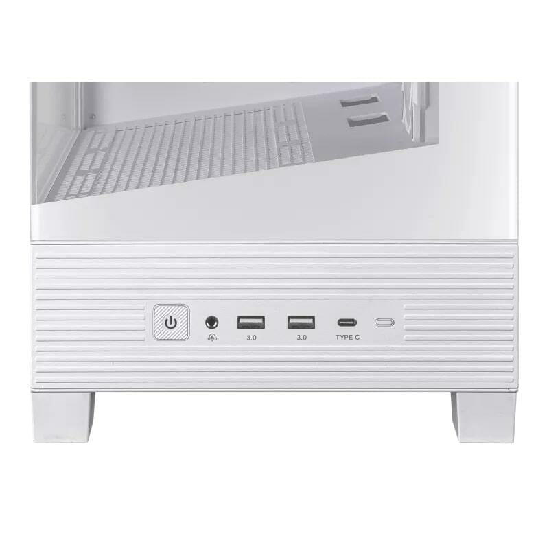 Корпус Asus A31 Plus White Tempered Glass без БЖ (90DC00R3-B19000)