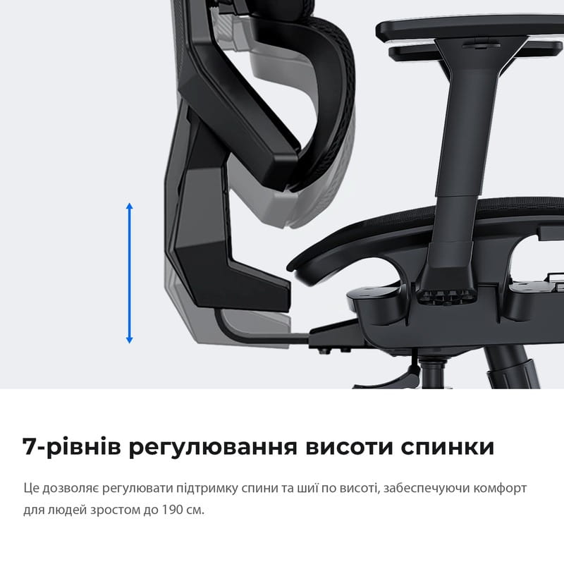 Кресло для геймеров Anda Seat X-Air Mega Size XL Mesh Gray Twilight (AD-WY-01-GGSP)