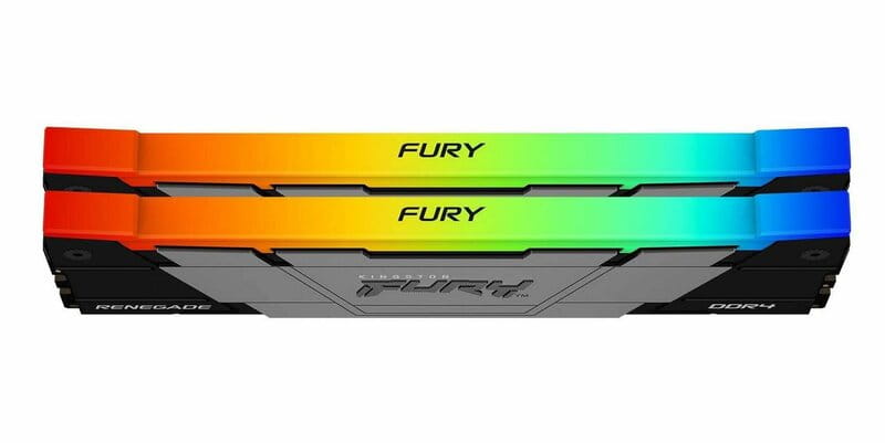 Модуль пам`яті DDR4 2x32GB/3200 Kingston Fury Renegade RGB Black (KF432C16RB2AK2/64)