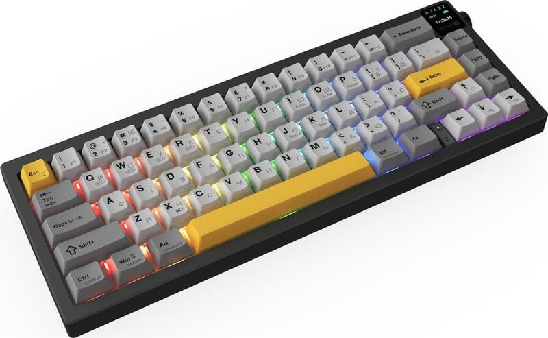 Клавиатура беспроводная Ajazz AK650 Flying Fish Switch Black (AK650-FF-BGY)