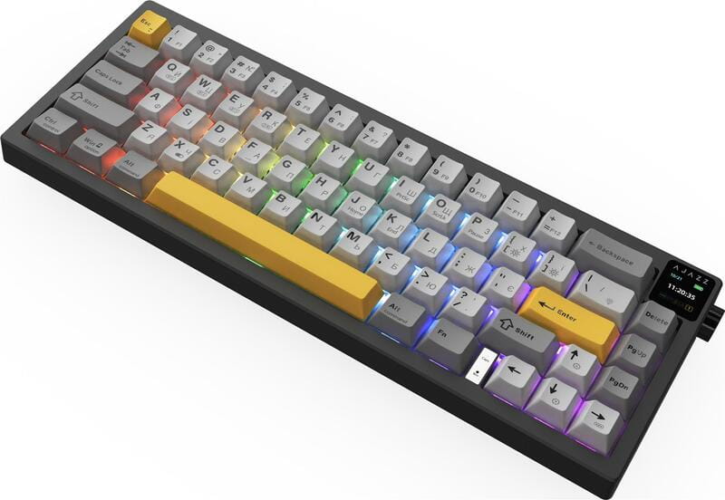 Клавиатура беспроводная Ajazz AK650 Flying Fish Switch Black (AK650-FF-BGY)