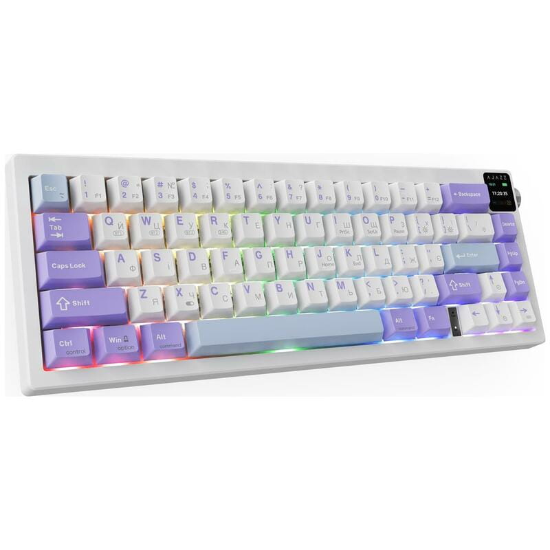 Клавиатура беспроводная Ajazz AK650 Flying Fish Switch Purple (AK650-FF-PWB)