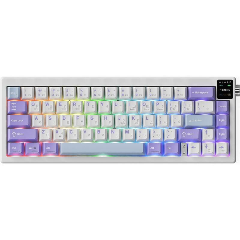 Клавиатура беспроводная Ajazz AK650 Flying Fish Switch Purple (AK650-FF-PWB)
