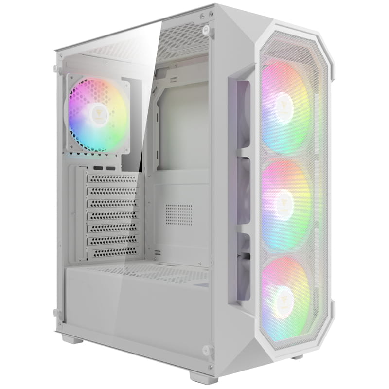 Корпус Gamdias Aura GC1 Elite ARGB White без БП