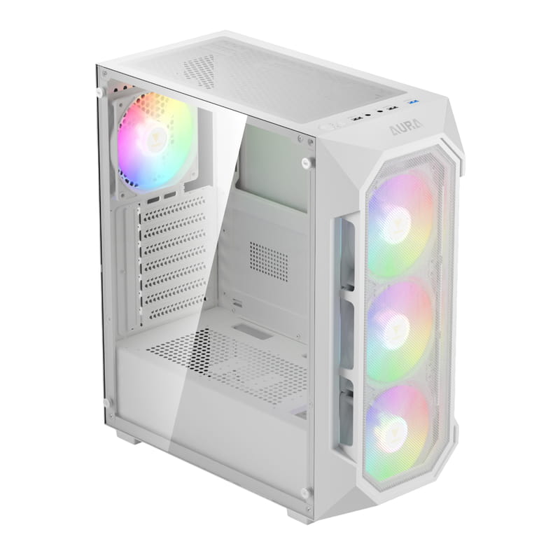 Корпус Gamdias Aura GC1 Elite ARGB White без БП