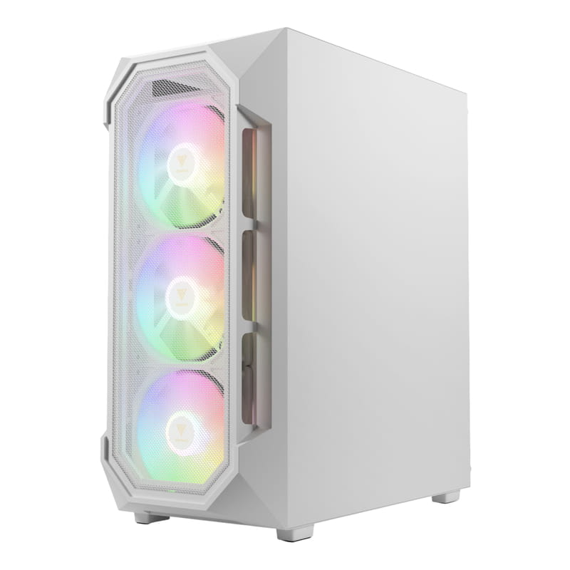 Корпус Gamdias Aura GC1 Elite ARGB White без БП