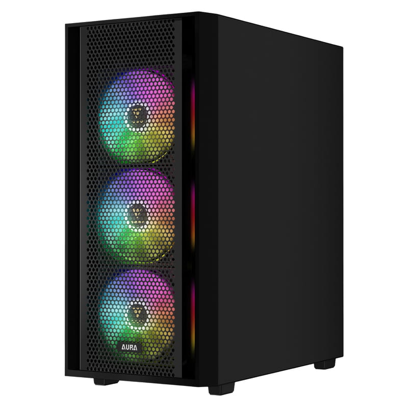 Корпус Gamdias Aura GC2 Elite ARGB Black без БЖ