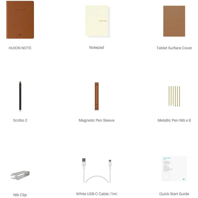 Блокнот Huion Note X10 Brown