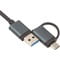 Фото - Концентратор USB HiSmart Grey (CA913466) | click.ua