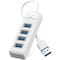 Фото - Концентратор USB Orico PW4U-U3-015-WH-BP White (CA914869) | click.ua
