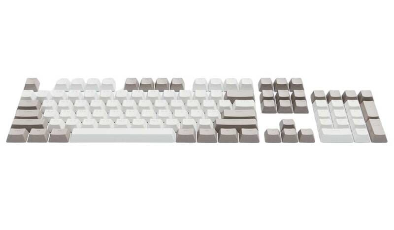 Набір кейкапів Dark Project PBT KS-48 ENG/UA/RU White/Grey (DP-KS-0048)