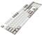Фото - Набір кейкапів Dark Project PBT KS-48 ENG/UA/RU White/Grey (DP-KS-0048) | click.ua