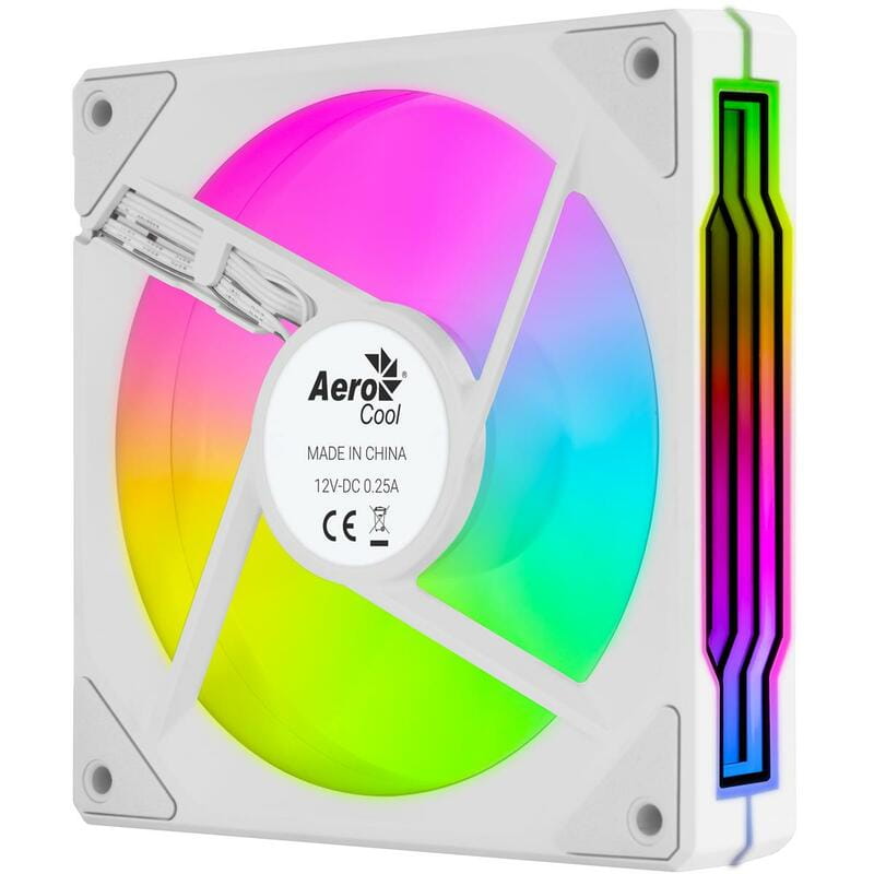 Вентилятор AeroCool Phantom M-3 Reverse 12 PWM ARGB White (ACF3-MR11227.21)