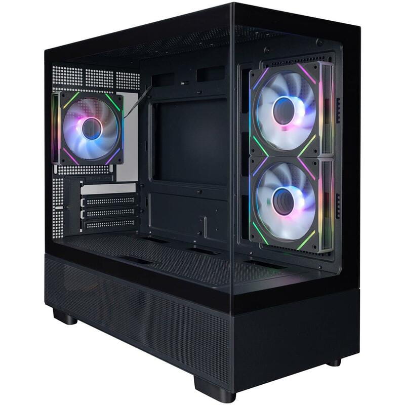 Корпус 1stPlayer Mi5-BK-2FC7R-1FC7 Black без БЖ