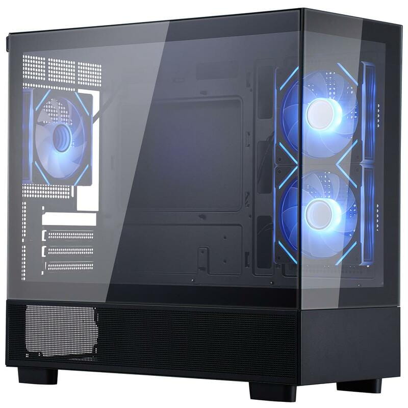 Корпус 1stPlayer Mi5-BK-2FC7R-1FC7 Black без БЖ