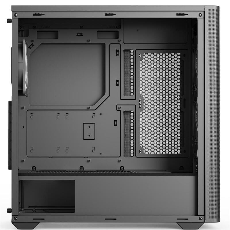 Корпус AeroCool D501A-G-BK-v2 (ACCM-DS01043.11) Black без БП