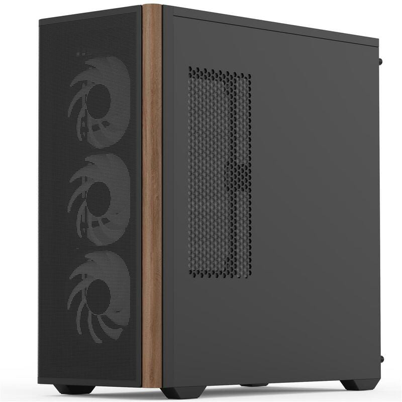 Корпус AeroCool D501A-G-BK-v2 (ACCM-DS01043.11) Black без БП