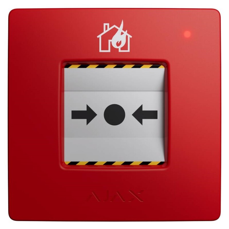 Ручний пожежний сповіщувач Ajax Manual Call Point (Red) (8EU) ASP
